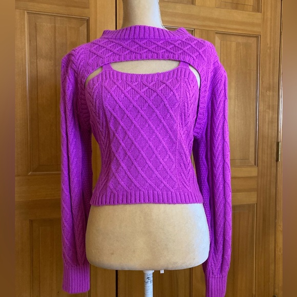 🔥 Argyle Knit Sweater & Cami Knit Top - Picture 7 of 16